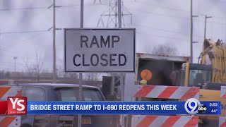 I-690 ramp from Bridge Street to open this week