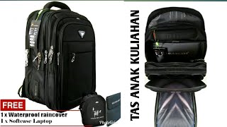 unboxing tas anak kuliahan polo milano