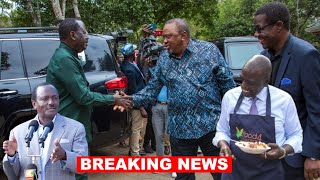 LIVE! People's president Raila Odinga, Uhuru & Ruto giving food and donation to the floods victims!!