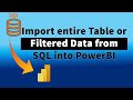 How to Import Data from SQL Server into PowerBI | MiTutorials