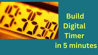 build a Digital clock using Python in 5 mins || make a timer using python #python #shorts #viral