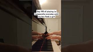 Day 195 of playing La Campanella #piano