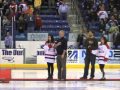 UML hockey honors Boston Marathon bombing victims & first responders