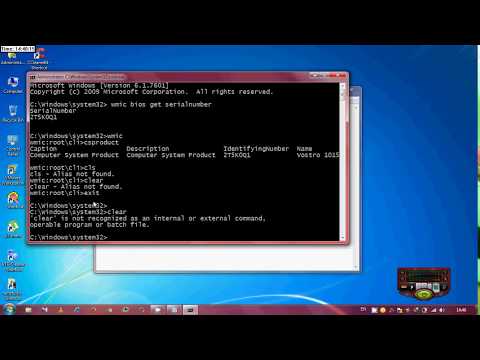 How to check serial number in windows 7 How to check serial number in windows 7