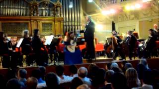 Martina Barlotta - A. Vivaldi - Concerto in Re maggiore RV 93 per chitarra e orchestra d'archi.