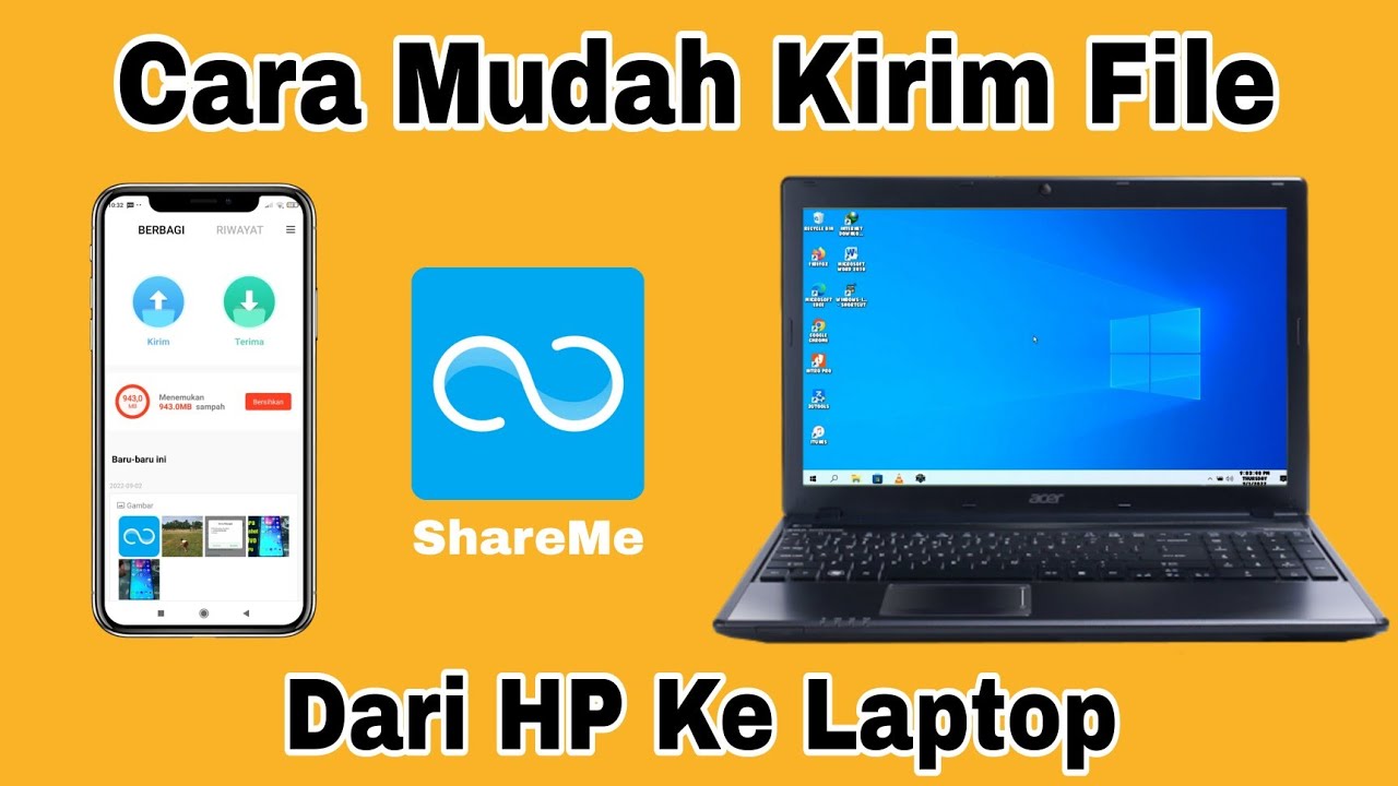 Cara Mudah Mengirim File Dari Hp Ke Laptop Menggunakan Aplikasi ShareMe ...