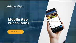 ProjectSight Mobile App: Punch items