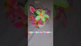 pipe cleaner flowers ( pipe cleaner මල් පහසුවෙන් ම හදා ගන්න පුලුවන් . ලස්සන පාට මල් )