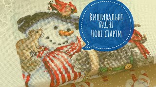 248. Вишивальні будні, декілька стартів, просування в поточних процесах. Вишивка хрестиком.