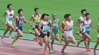 H29　関カレ　男子2部1500m　予選3組　ラスト1周～