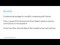 EP10 - Python MPI4Py - Introduction to NumPy