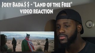 Joey Badass - Land of the Free Official Music Video Reaction  joey bada$$