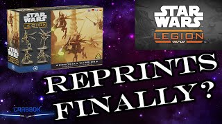 Star Wars Legion - Finally Getting Reprints?  Geonosian Reprints Finally Announced!