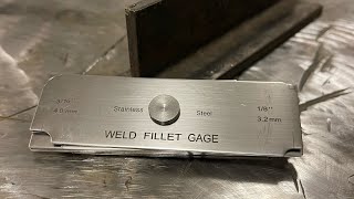 Useful tool for you home fabricators/welding greenhorns: fillet weld gages