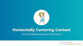 CSS Horizontal Centering with Margin