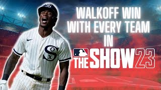 Walk-Off Wins With Every Team in MLB The Show 23