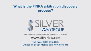 What is the FINRA arbitration discovery process?