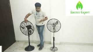 Ravi Power Vs Ravi Mini Pedestal Farrata Fan  Full Comparison