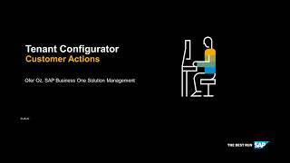 Tenant Configurator - Customer Actions