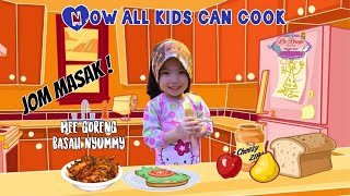 Jom Masak | Kids Mini Cooking- Mee Goreng Basah Nyummy