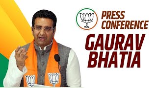 LIVE : BJP Leader Gaurav Bhatia addresses press conference | AAP | Congress | Election 2025 | Delhi