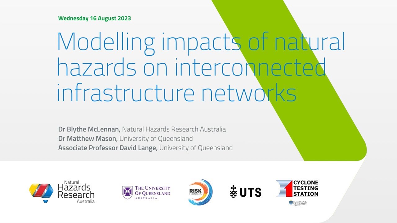 Modelling Impacts Of Natural Hazards On Interconnected Infrastructure