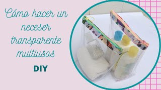 🎁 NECESER de PLÁSTICO TRANSPARENTE MULTIUSOS