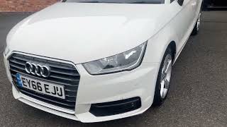 AUDI A1 1.0TFSI CANDY WHITE 5 DOOR MANUAL 2016 66-PLATE