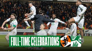 Hibs Win At Dundee United | Full-Time Celebrations!