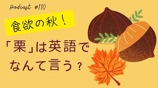 110.  食欲の秋！「栗」って英語でなんて言う？　大人のための楽しいフォニックス講座【2024/11/9配信】