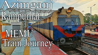 Azimganj Rampurhat Memu train journey vlog