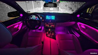 NEW DIY AMBIENT LIGHTING for BMW F10! | FULL CUSTOM INSTALL! | F10 535i Build pt.35