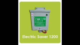 ELECTRIC SAVER 1200 INSTALLATION VIDEO / REVIEW *** SAVE MONEY ON ELECTRIC BILL ***