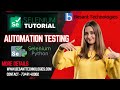 Software Testing with Selenium Python | Web Date Picker & Action Chains | Besant Technologies