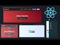 React Responsive Navbar Tutorial with Source Code | How to react routing navbar |Beginner  Project