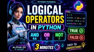 Python Logical Operators Explained in 3 Minutes 🤖
