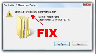 You Need Permission To Perform This Action Windows 10 (Take Ownership)