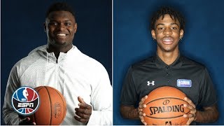 Top 3 picks: Zion Williamson to Pelicans, Ja Morant to Grizzlies | NBA Mock Draft Special 2019