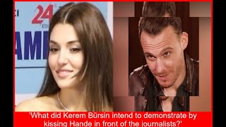 BOMBAZO Kerem y Hande Provocación o reconciliación ante las cámaras El beso que lo cambió TODO