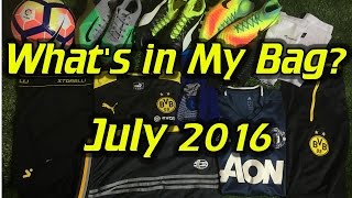 What's In My Soccer Bag - July 2016