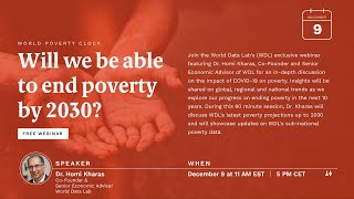 Ending poverty by 2030. Where do we stand?