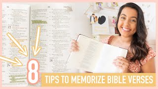 HOW TO MEMORIZE SCRIPTURE! | 8 Tips + Tricks For Memorizing Bible Verses!