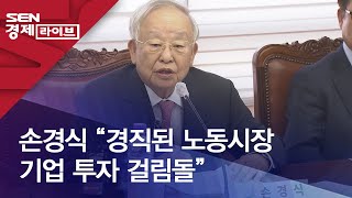 손경식 “경직된 노동시장 기업 투자 걸림돌”