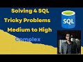 Solving 4 Tricky SQL Problems