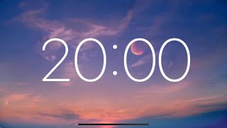 20 Minute Timer - Relaxing Sunset Music