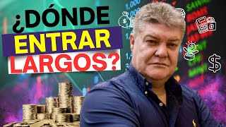 ¿Dónde está la posición más clara para entrar largos, según Roberto Moro?