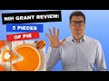 How do reviewers score NIH research grant applications?