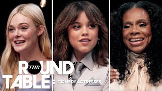 Comedy Actress Roundtable: Jenna Ortega, Sheryl Lee Ralph, Elle Fanning, Ayo Ede