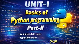 Learn Python Data Types & Type Casting in One Video ๐ฅ | Beginner Friendly by OMEGA