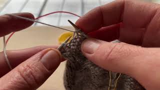 Eastern European Purl and Knit stitch